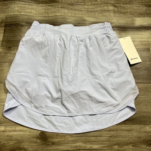 lululemon athletica Pants - Lululemon Athletic Hotty Hot High Rise Skirt Long Pastel Blue NWT Women’s Sz 10